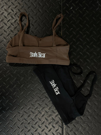 Dark Gear Bandeau Sports Bra